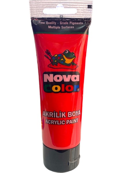 Akrilik Boya Tüp 75 gr Kırmızı