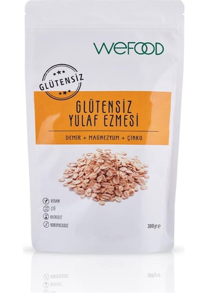 x 3 Adet Glutensiz Yulaf Ezmesi 300 gr