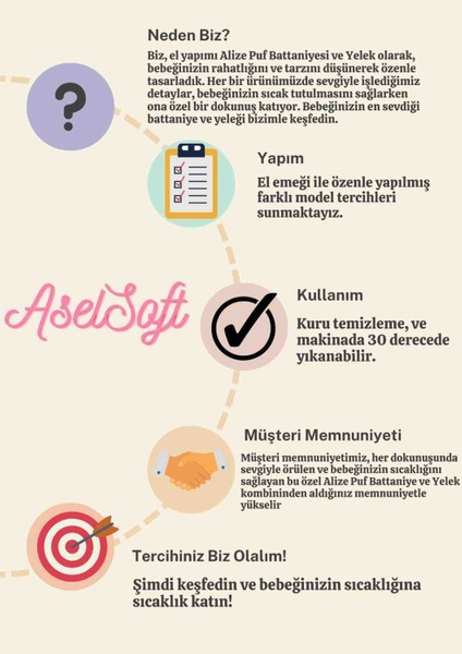 Puf Alize Battaniyesi ve Yeleği