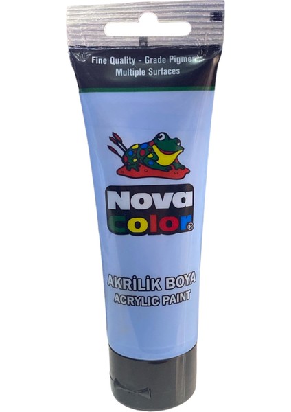 Akrilik Boya Tüp 75 gr Açık Mavi