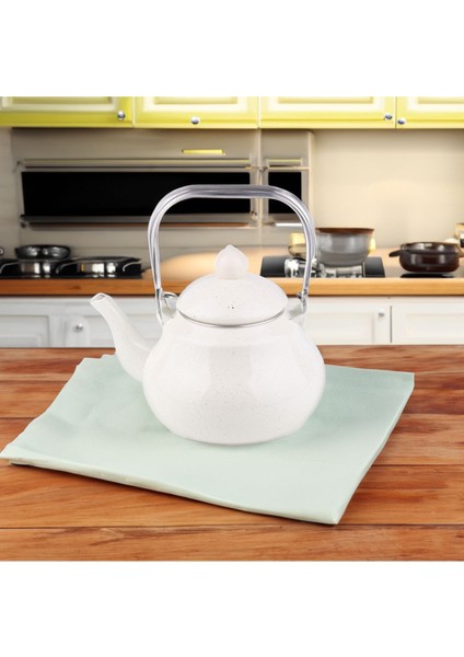 Tekno Trust Emaye Alessi Emaye Isıya Dayanıklı Çay Demliği 1.5l 1 - 1,99 L