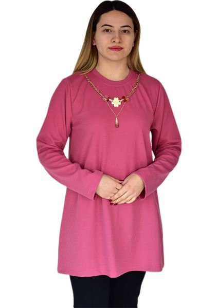 Kadın Kaşkorse Fitilli Tunik A18501 BGL-ST03278