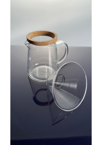 Tekno Trust 500-999 ml Coffee Time Cam Kahve Demleme Seti Cam