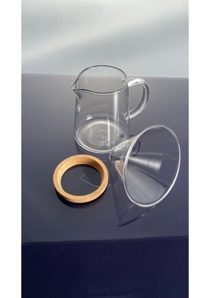 Tekno Trust 500-999 ml Coffee Time Cam Kahve Demleme Seti Cam