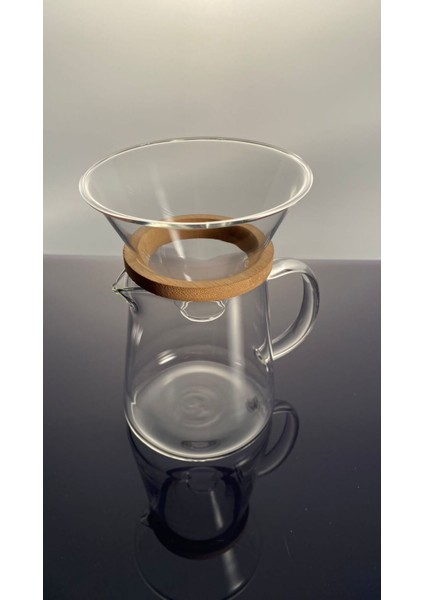 Tekno Trust 500-999 ml Coffee Time Cam Kahve Demleme Seti Cam