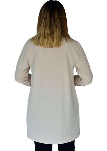 Kadın Kaşkorse Fitilli Tunik A18501 BGL-ST03278