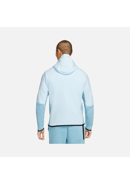 M Nsw Tch Flc Hoodıe Fz Wr Erkek Mavi Fermuarlı Sweatshirt - CU4489 fırsatları