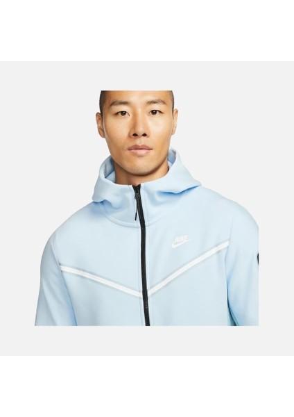 M Nsw Tch Flc Hoodıe Fz Wr Erkek Mavi Fermuarlı Sweatshirt - CU4489 indirimleri
