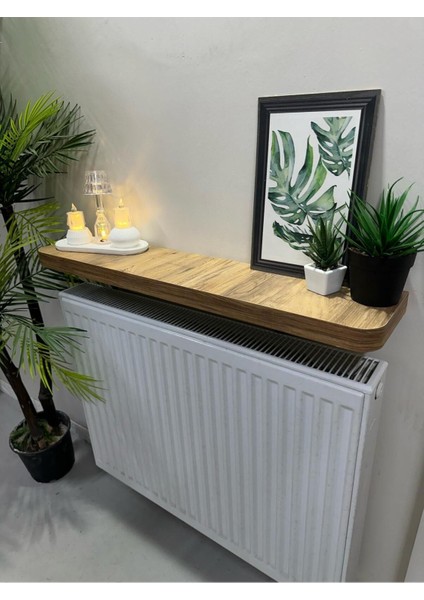 120 cm Atlantik Çam Petek Üstü Tak Çıkar , Uçan Raf & Dresuar Duvar Montajsız Kalın Kenar 120 cm Mo fiyatları