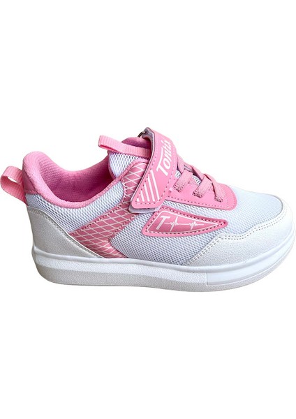 Çocuk Spor Ayakkabısı Hafif Ortopedik Taban Cırt Bantlı Çocuk Spor Ayakkabı