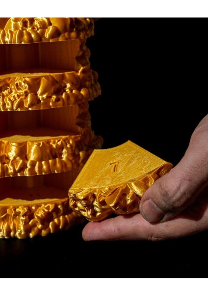 Kutsal Hazine Avcıları Indiana Jones Kuru Kafalı Gold Organizer - Düzenleyici 22CM Büyük Boy fırsatları