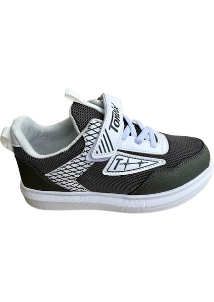 Çocuk Spor Ayakkabısı Hafif Ortopedik Taban Cırt Bantlı Çocuk Spor Ayakkabı