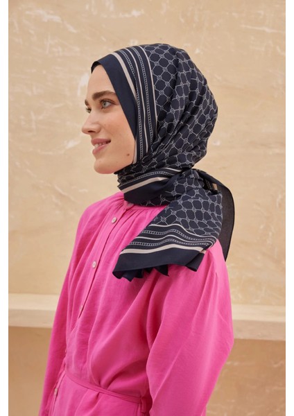 75 x 190 Monogram Medine Şal - 02986