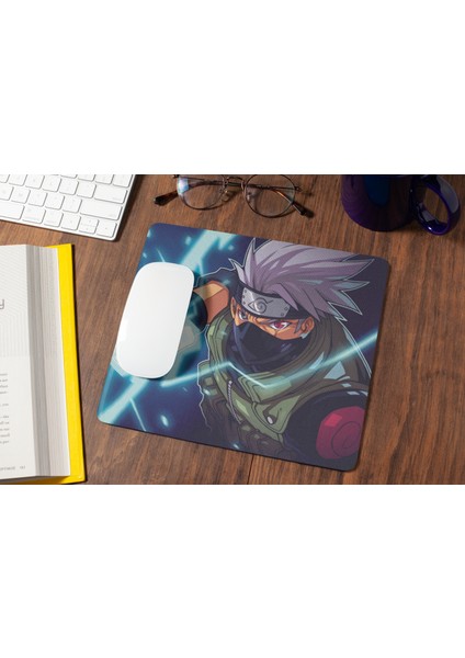 Kakashi Hatake Ninja Naruto Anime Manga Karakteri Baskılı Hediyelik ve Günlük Kullanıma Uygun Mouse Pad