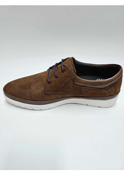 Hakiki Deri Bağcıklı Yazlık Taba Rengi Erkek Ayakkabı C-1286915 modelleri