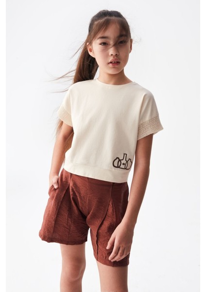 Nk Kahverengi Napoli Şort ( 8-14 Size )