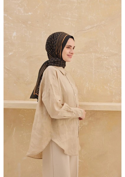 75 x 190 Monogram Medine Şal - 02988
