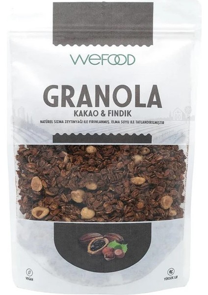 x 3 Adet Kakao & Fındık Granola 250 gr