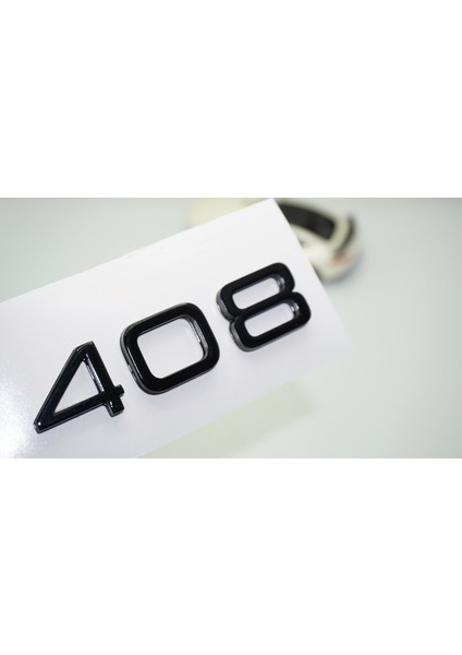 Peugeot 408 Ön Panjur 2022+ Parlak Siyah ABS Logo Amblem