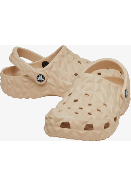 Classic Geometric Clog Bej Ayakkabı sandalet & Terlikterlik 209563-2DS fiyatları