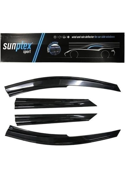 Vw tiguan cam rüzgarlığı mugen tip sunplex 2016 / 2024