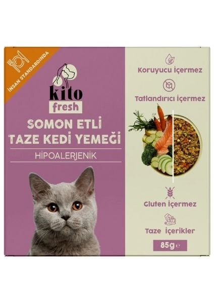 Fresh Kuzu Etli Hipoalerjenik Taze Kedi Yemeği 85 gr