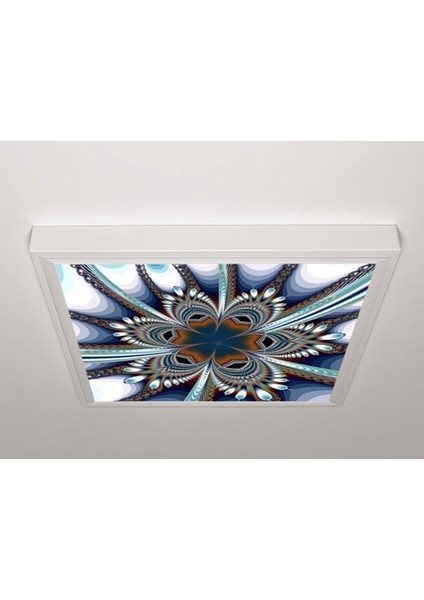 60X60 LED Panel Aydınlatma Armatür Avize Sıva Üstü Desenli Tekli 46510550SU