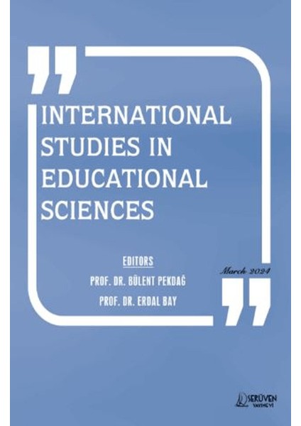 International Studies In Educational Sciences March 2024