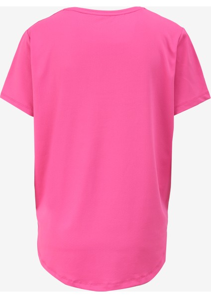 Pembe Kadın O Yaka Normal Kalıp T-Shirt M3Tyme_Tyme