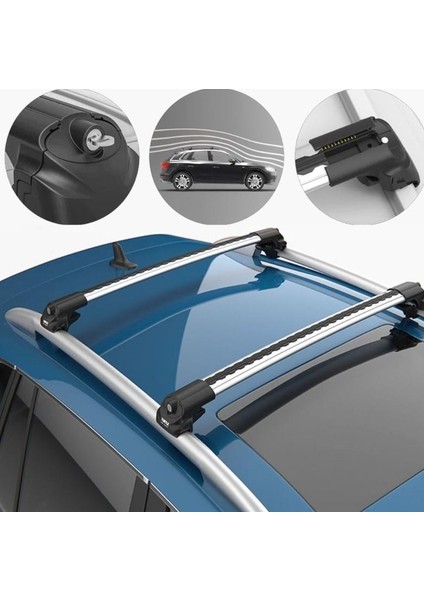 Turtle Audi A4 Allroad Estate B8 Uyumlu Ara Atkı 2008-2015 modelleri