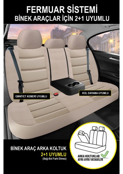 Rover 218 Uyumlu Deri Oto Koltuk Araba Kılıfı.