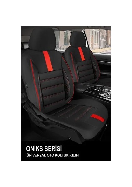 Jaguar Daimler Uyumlu Kırmızı Oto Koltuk Araba Kılıfı.