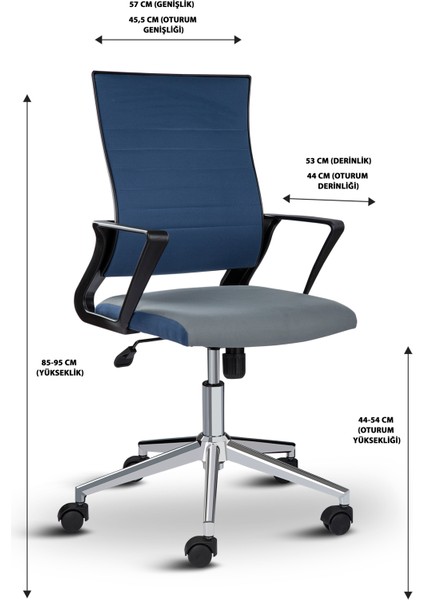 Rigel 55200 Metal Ayaklı Çalışma Koltuğu Ofis Sandalyesi fırsatları