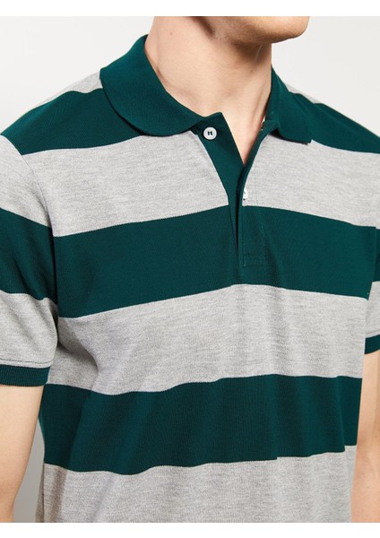 Lcwaıkıkı Classic Polo Yaka Kısa Kollu Çizgili Pike Erkek Tişört fırsatları