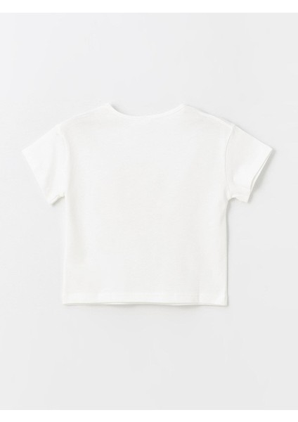 Lcw Baby Bisiklet Yaka Baskılı Kız Bebek Tişört fiyatları