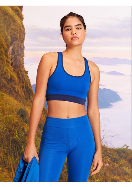 Lcw Outdoor U Yaka Baskılı Kadın Outdoor Atlet