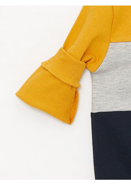 Lcw Baby Bisiklet Yaka Uzun Kollu Nostaljik Maymun Baskılı Erkek Bebek Sweatshirt fırsatları