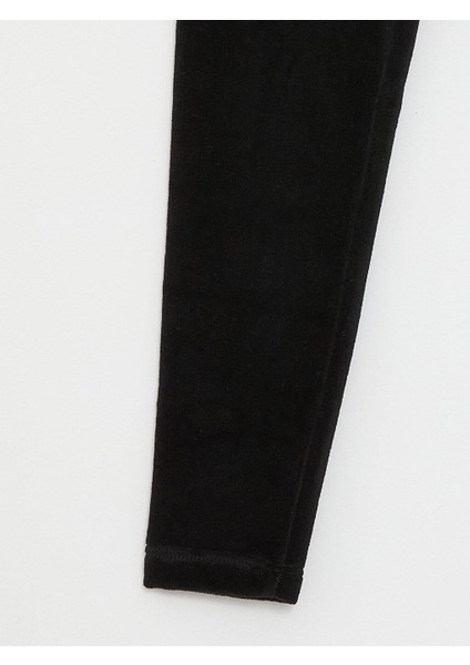 Lcw Kids Beli Lastikli Basic Kız Çocuk Kadife Tayt fırsatları