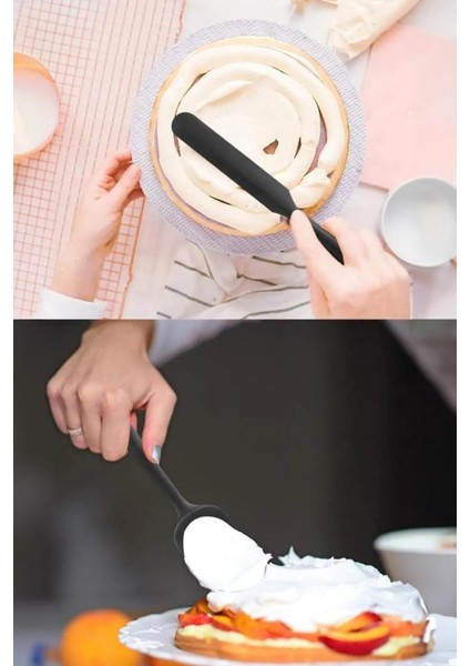 6lı Takım Yanmaz Yapışmaz Mutfak Pasta Slikon Yumurta Fırçası Kaşık Bıçak Spatula Seti fırsatları