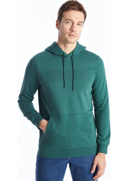 Lcwaıkıkı Classic Uzun Kollu Baskılı Erkek Hoodie