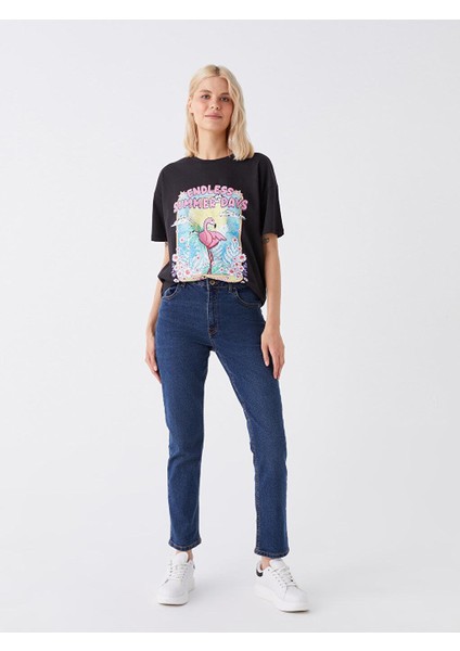 Lcw Jeans Yüksek Bel Straight Fit Kadın Jean Pantolon