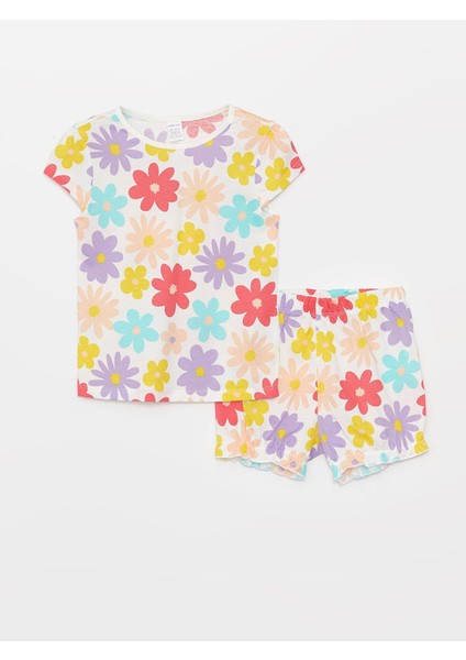 Lcw Baby Kız Bebek Şortlu Pijama Takımı