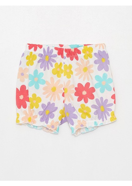 Lcw Baby Kız Bebek Şortlu Pijama Takımı
