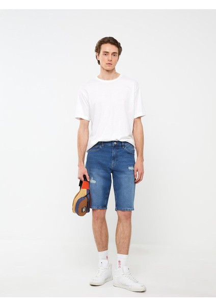 Lcw Jeans Standart Kalıp Erkek Jean Şort