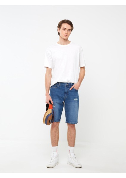 Lcw Jeans Standart Kalıp Erkek Jean Şort