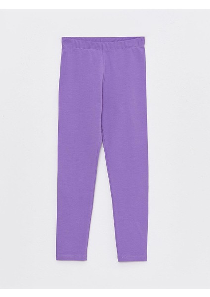 Lcw Kids Beli Lastikli Basic Pamuklu Kız Çocuk Uzun Tayt
