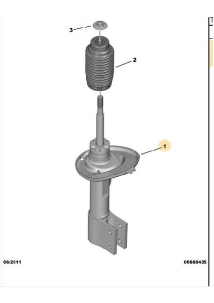 Ön Amortisör R-L Rifter Berlingo (330058-9830390980-9833306180)