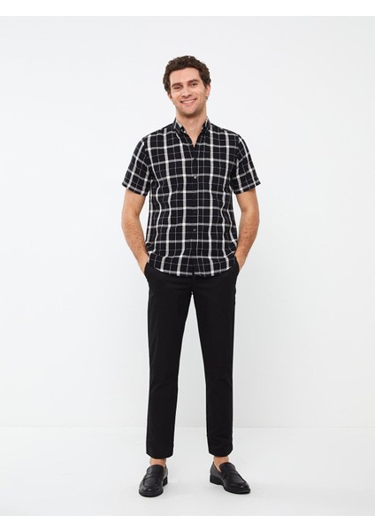 Lcwaıkıkı Classic Regular Fit Kısa Kollu Ekose Poplin Erkek Gömlek modelleri