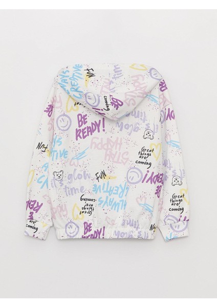 Lcw Kids Baskılı Uzun Kollu Kız Çocuk Hoodie modelleri
