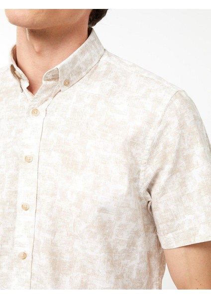 Lcwaıkıkı Classic Regular Fit Kısa Kollu Desenli Poplin Erkek Gömlek fırsatları